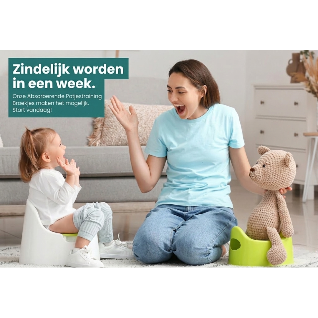 Absorberende Potjestraining Broekjes - Wasbaar & Herbruikbaar